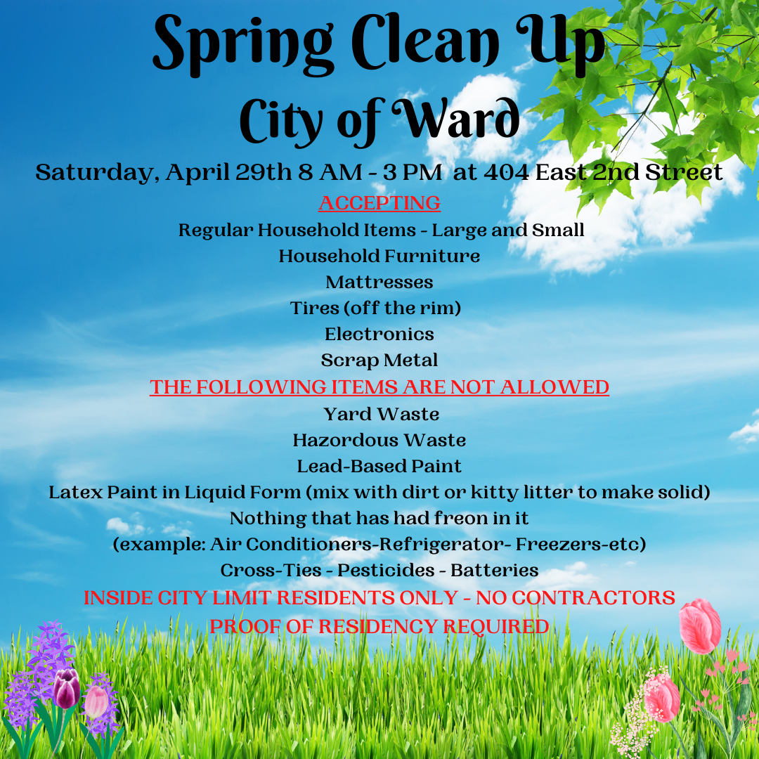 2023 Ward Spring Clean Up