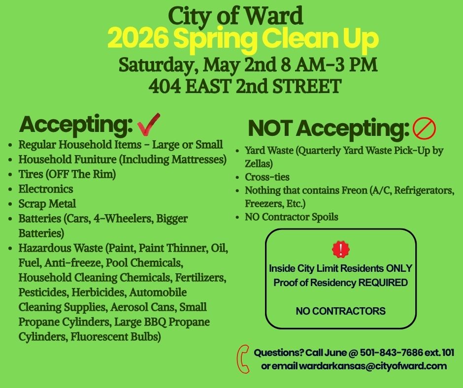 2026 Spring Clean Up- Happening Tomorrow!