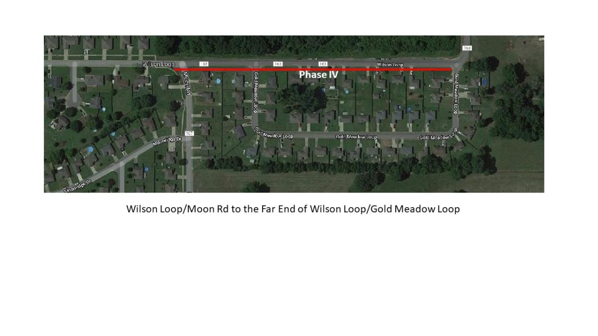 Picture of SRTS IV Sidewalk Project Location